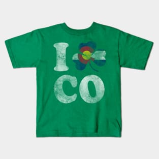 I Shamrock Colorado Irish Kids T-Shirt